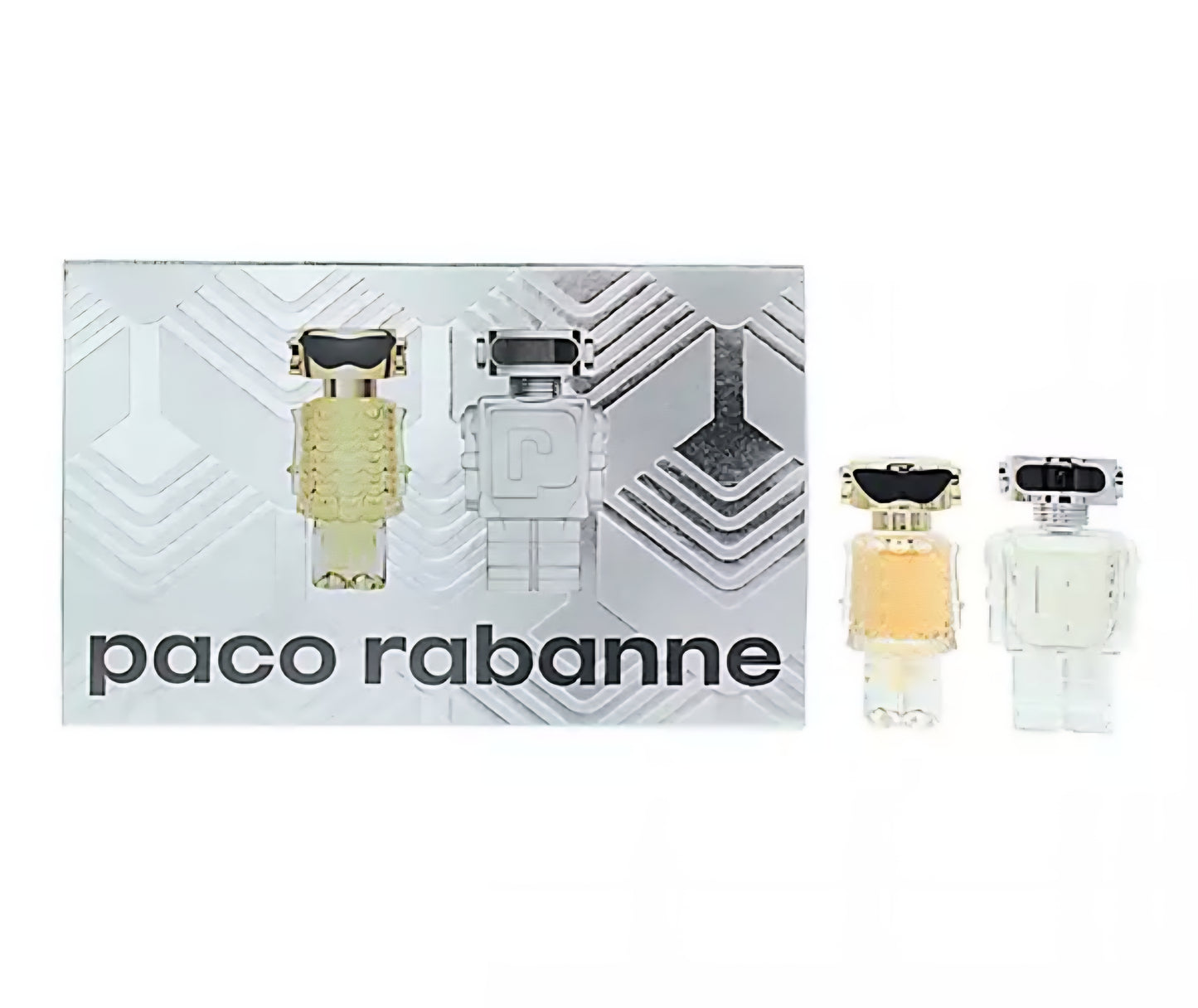 Paco Rabanne Mini 2 Piece Gift Set: Fame Eau de Parfum 4ml - Phantom Eau de Toilette 5ml