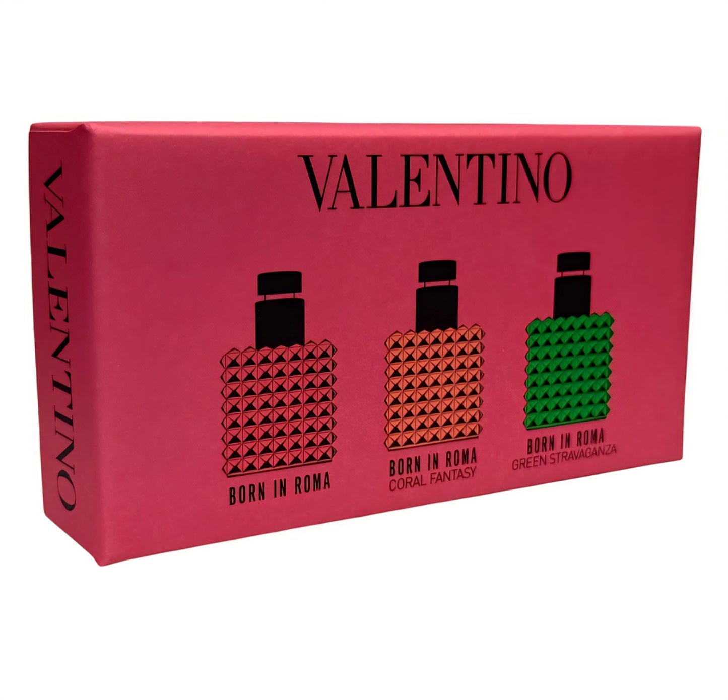Valentino Born in Roma 3-Piece Miniature Gift Set: Born in Roma, Coral Fantasy & Green Stravaganza (3 x 6ml) EDP