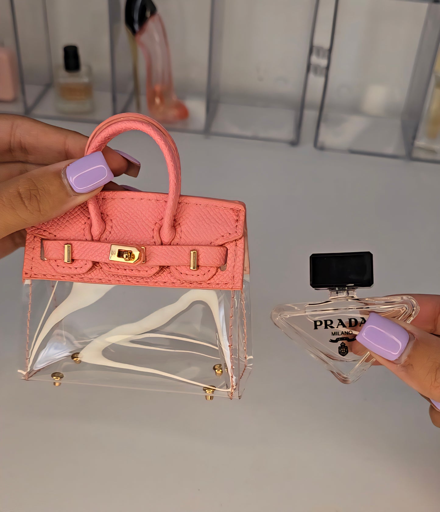 Limited Edition Bag Charm & Prada Paradoxe Virtual Flower EDP Mini - 7ml