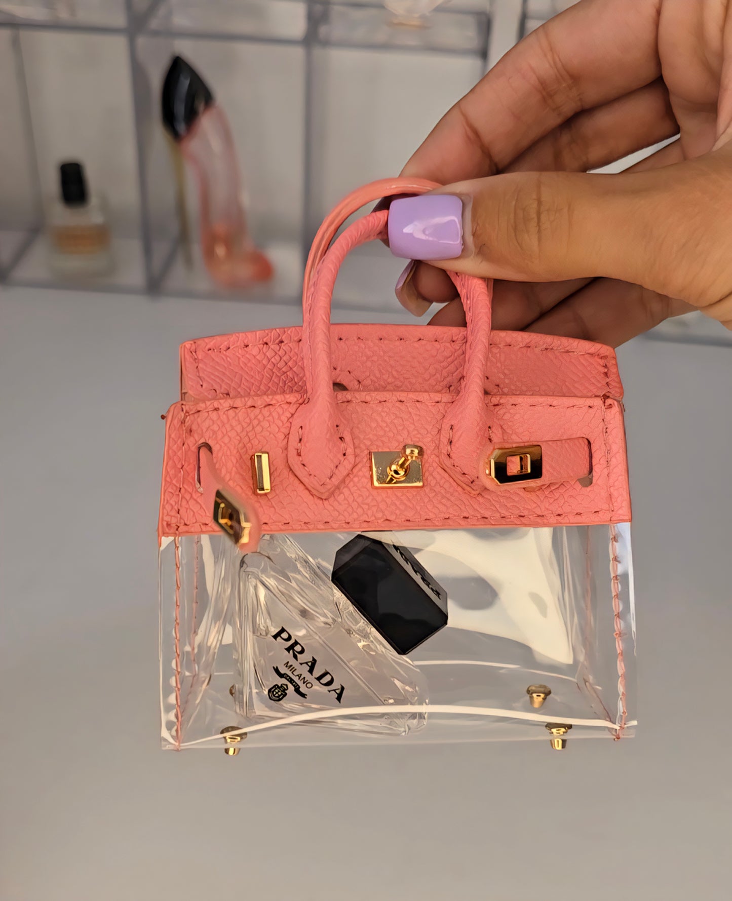 Limited Edition Bag Charm & Prada Paradoxe Virtual Flower EDP Mini - 7ml